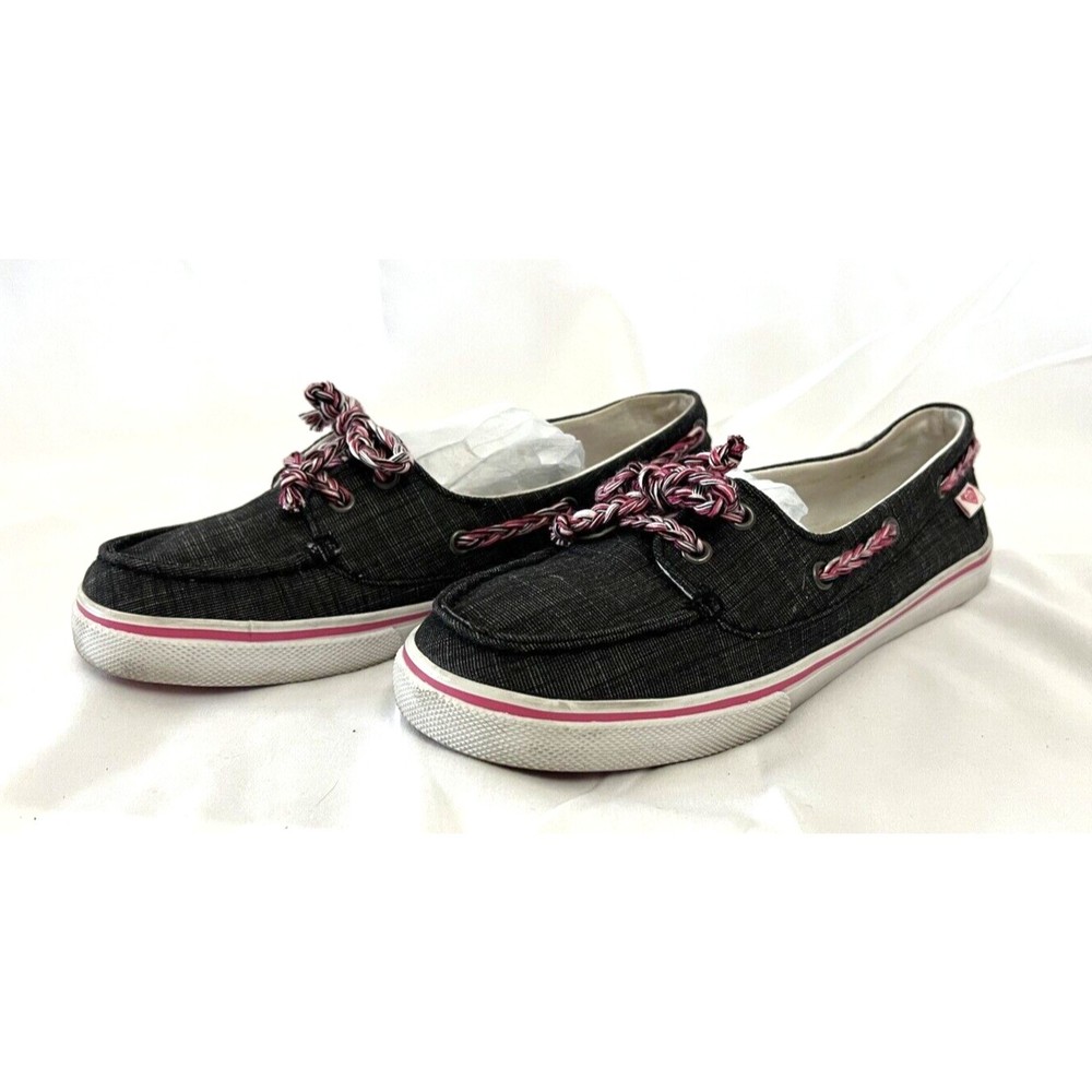Roxy Dory III Slip On Dark Heather Gray Women's Shoes Loafer Sz 7
